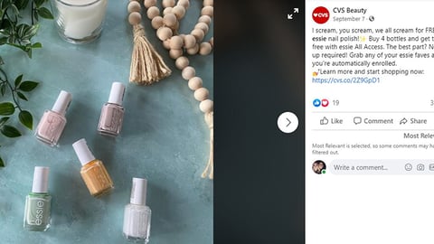 CVS Beauty Essie 'All Access' Instagram Update
